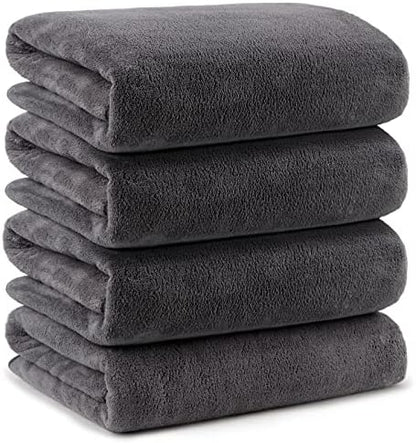 Orighty Bath Towels, Soft Feel Bath Towel, 4 Pack (27'' x 54'')