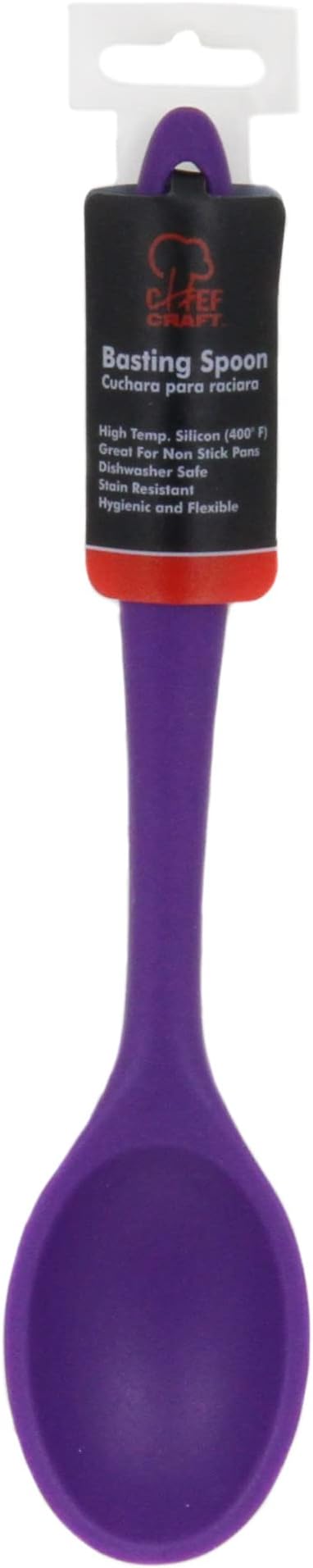 Chef Craft Premium Silicone Basting Soon, 11 Inch, Purple