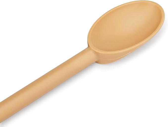 Matfer Bourgeat Exoglass® High Temperature Cooking Spoon, Tan, 11 7/8"