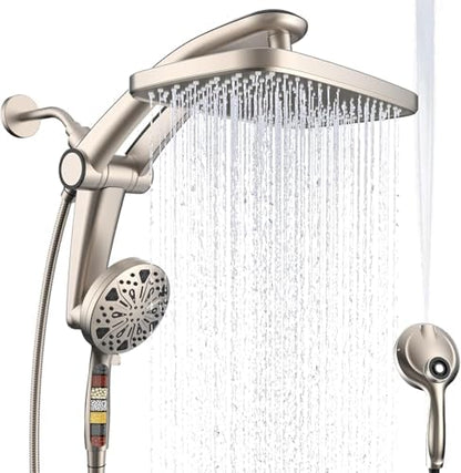 12-Inch High Pressure Rain Shower Head with Handheld Spray Combo, Magnetic