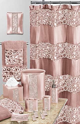 Zahari Home Sinatra Window Curtain Stylish Bathroom Window Curtain,36" x 54" Each, Set of 2, Blush