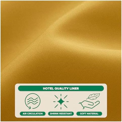 Fabric Shower Curtain Liner 72x72 Inch-Gold Standard Size Shower Liners