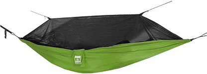Oak Creek Camping Hammock and Accessories. Complete Package with Mosquito Bug Net, Rain Fly, Tree Straps. Great for Hiking, Backpacking, and Travel. Weighs Only 4 Pounds.