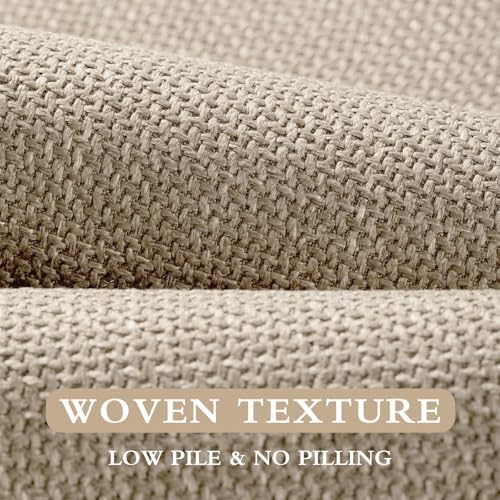 YIHOUSE Bathroom Rugs Thin Bath Mat Sets 2 Pieces Quick Dry,Beige
