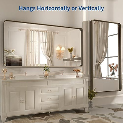 WEER Bronze Bathroom Vanity Mirror 60X36 Inch