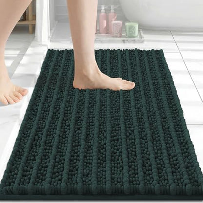 Arotive Bathroom Rugs Mat 24x16, Soft Absorbent Chenille Shaggy Bath Mat