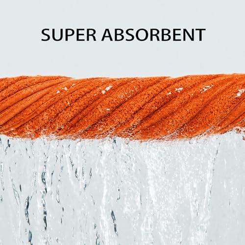 2 Piece Bath Sheets, 40"x80" Bath Towels, Burnt Orange