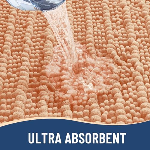 Arotive Bathroom Rugs Mat 30x20, Soft Absorbent Chenille Shaggy Bath Mat