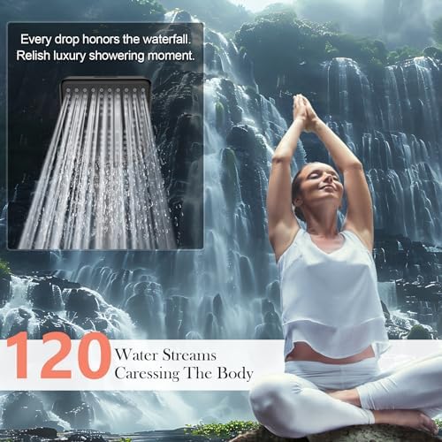 Homlord Filtered Shower Head with Handheld, High Pressure 6 Mode Showerhead