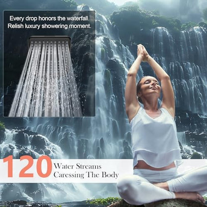 Homlord Filtered Shower Head with Handheld, High Pressure 6 Mode Showerhead