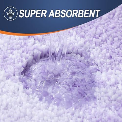 OLANLY Large Bathroom Rugs 60x40, Extra Soft Absorbent Microfiber Bath Rugs
