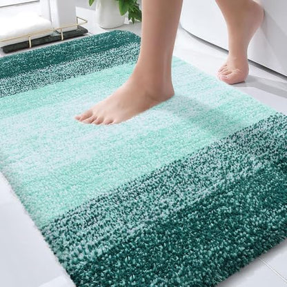 OLANLY Bathroom Rugs Mat 30x20, Extra Soft Absorbent Microfiber Bath Rugs