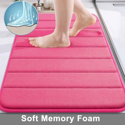 Buganda Memory Foam Bath Mat 35.4 x 24, Ultra Soft Absorbent Bathroom Rugs
