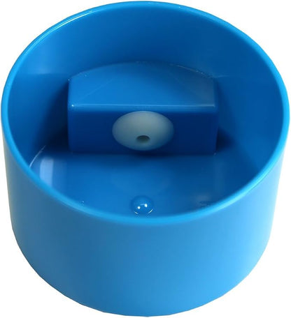 TIGHTPAC MINIVAC Portable Vacuum Seal Airtight Container – Keeps Coffee Beans, Grounds, Tea, Spices & Herbs Fresh Longer – Travel-Ready, NSF-Certified Food-Grade Storage, 10 to 30 Grams, Blue Clear
