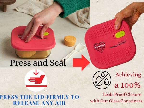 Ai Love Peace Soup Container with Dual Lids,26 oz Borosilicate Glass Lunch Box | Leakproof Lid+ Microwave &Safe Freezer Lid, Stackable,Glass Meal Prep Food Storage,Perfect for Work & Soup Lovers Gift.