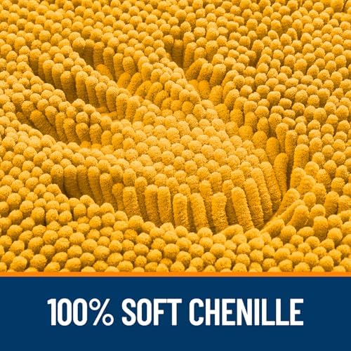 OLANLY Large Bathroom Rugs 44x32, Extra Soft Absorbent Chenille Bath Rugs