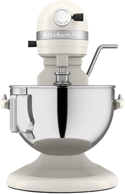 KitchenAid 5.5 Quart Bowl-Lift Stand Mixer with 11 Speeds, KSM55SXXX, Porcelain White