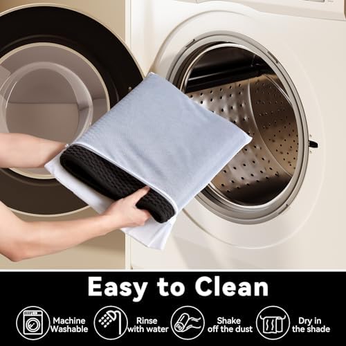 Triohero Bathroom Rugs Non Slip Washable, Super Absorbent Thin Bath Mat Small Quick Dry Low Pile Bathroom Rug, Black 16"x24"
