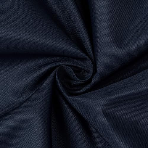 N&Y HOME Fabric Shower Curtain or Liner 36 x 72 Inches Stall Size, Navy
