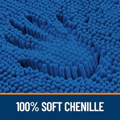 OLANLY Bathroom Runner Rugs 70x24, Extra Soft Absorbent Chenille Bath Rugs
