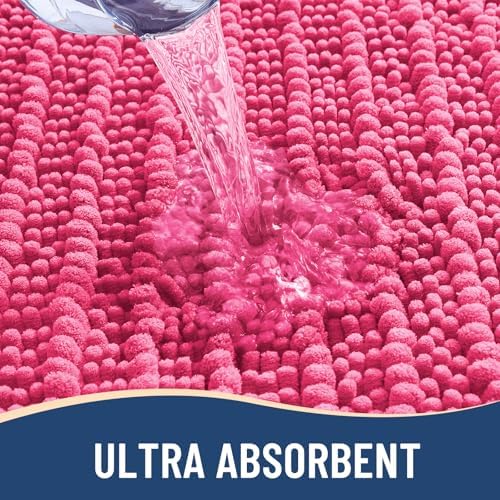 Arotive Bathroom Rugs Mat 30x20, Soft Absorbent Chenille Shaggy Bath Mat