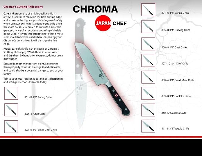 Chroma Japanchef 5 3/4 inch Vegetable Knife