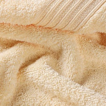SUPERIOR Egyptian Cotton 9-Piece Towel Set, Assorted Towels for Home Bathroom, Guest Bath Decor Essentials, Includes 3 Bath, 3 Hand, 3 Face Towels/Washcloths, Quick Dry, Absorbent - Canary