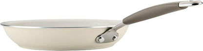 Rachael Ray Cucina Ceramic Nonstick Cookware Pots and Pans Set, 13-Piece, Almond