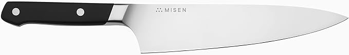 Misen 8 Inch Chef Knife, AUS-10 Japanese Stainless Steel - Black