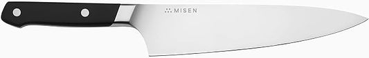 Misen 8 Inch Chef Knife, AUS-10 Japanese Stainless Steel - Black