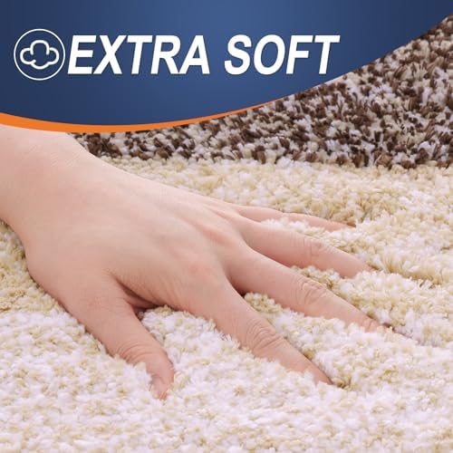 OLANLY Large Bathroom Rugs 44x32, Extra Soft Absorbent Microfiber Bath Rugs