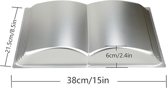 Book Shape Cake Pan, 3D Birthday Cake Pan, Aluminum Alloy Cake Molds Nonstick Baking Tools