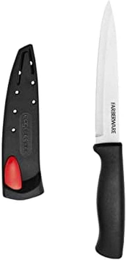 Farberware 5158146 EdgeKeeper Utility Knife, 4.5-Inch, Black