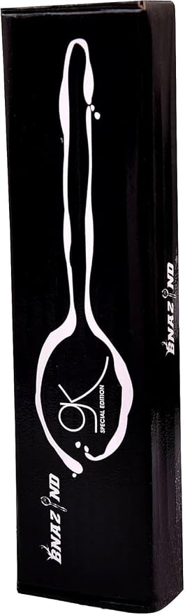 2-Pack Chef Kunz Spoon |18/10 Stainless Steel Serving Spoons | 9 Inch Basting Quenelle Chef Cooking Utensils Dinner Plating Spoon (Regular & Slotted Set)