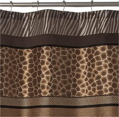 Safari Stripes Shower Curtain Fabric Shower Curtain for Bathroom Classic Unique Design Luxury Animal Print Bathroom Curtain Bathtub Home Western Décor 72"x70"