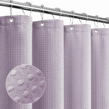 Gibelle Small Stall Lavender Fabric Shower Curtain, 36 x 72