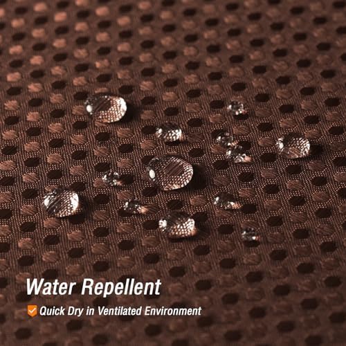 Gibelle Small Stall Brown Fabric Shower Curtain, 36 x 72