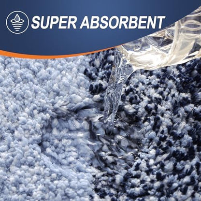 OLANLY Large Bathroom Rugs 50x30, Extra Soft Absorbent Microfiber Bath Rugs
