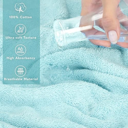 American Soft Linen 100% Cotton Luxury Turkish Towels, 2PC 35x70 Bath Sheet