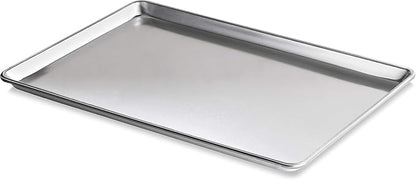 New Star Foodservice Commercial-Grade 18-Gauge Aluminum Sheet Pan/Bun Pan, Full Size XL (18 x 26 x 1 in)