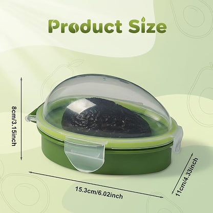 Avocado Keeper Avocado Fresh Saver Holder, Food Crisper Storage Box Reusable Fruit Fresh Container to Keep Your Fruit Fresh for Days