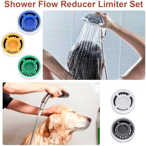 10pcs Shower Head Flow Restrictor, 1.5 1.8 2.0 2.5 3.0 GPM