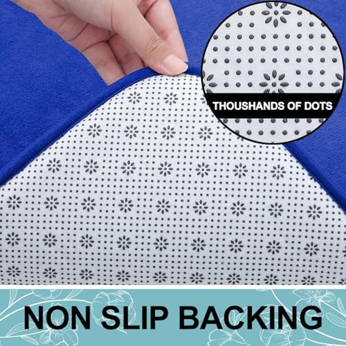 Smiry Memory Foam Bath Mat 47x17, Extra Soft and Absorbent Bathroom Rugs