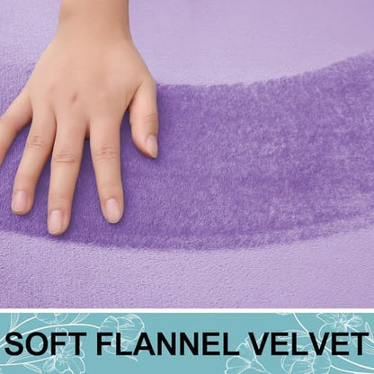 Smiry Memory Foam Toilet Rugs 24x20, Extra Soft Absorbent Bathroom Rugs