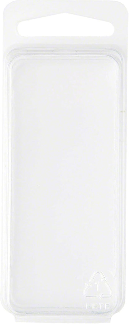 Collecting Warehouse Clear Plastic Clamshell Package / Storage Container, 3.06" H x 1.25" W x 1" D, Pack of 50
