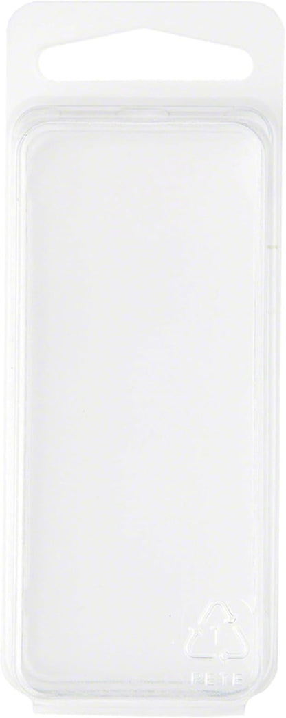 Collecting Warehouse Clear Plastic Clamshell Package / Storage Container, 3.06" H x 1.25" W x 1" D, Pack of 10
