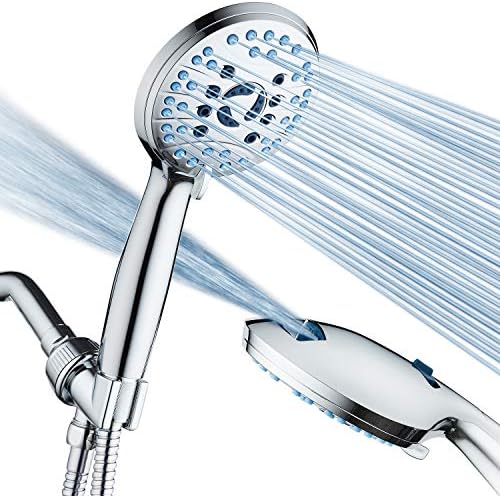 AquaCare 8-mode High Pressure Handheld Shower Head with 2-mode Power Wash