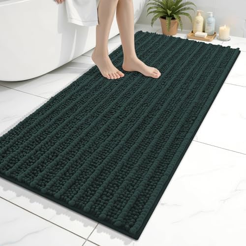 Arotive Bathroom Rugs Mat 45x27, Soft Absorbent Chenille Shaggy Bath Mat
