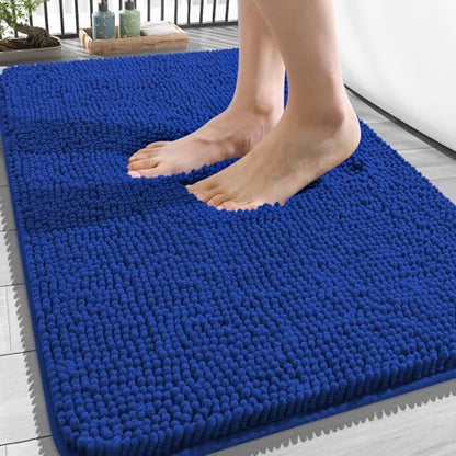 OLANLY Bathroom Rugs 34x21, Extra Soft Absorbent Chenille Bath Rugs