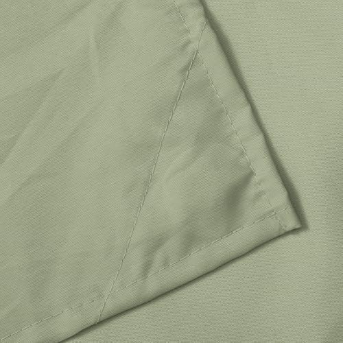 N&Y HOME Fabric Shower Curtain or Liner with Magnets, Sage Green